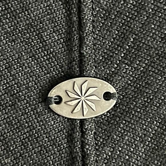 Athleta Haven II Open Front Cardigan Women’s Sz S Gray Drape Wrap Waterfall - Picture 9 of 9